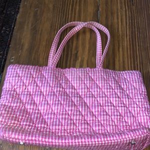 Vera Bradley Pink and White Small Purse